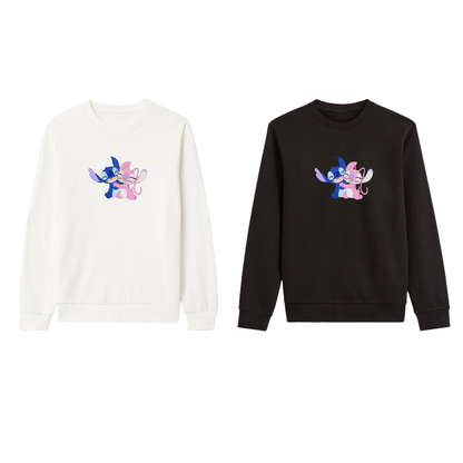 Stitch et Angel custom - Lilo et Stitch - Broderie