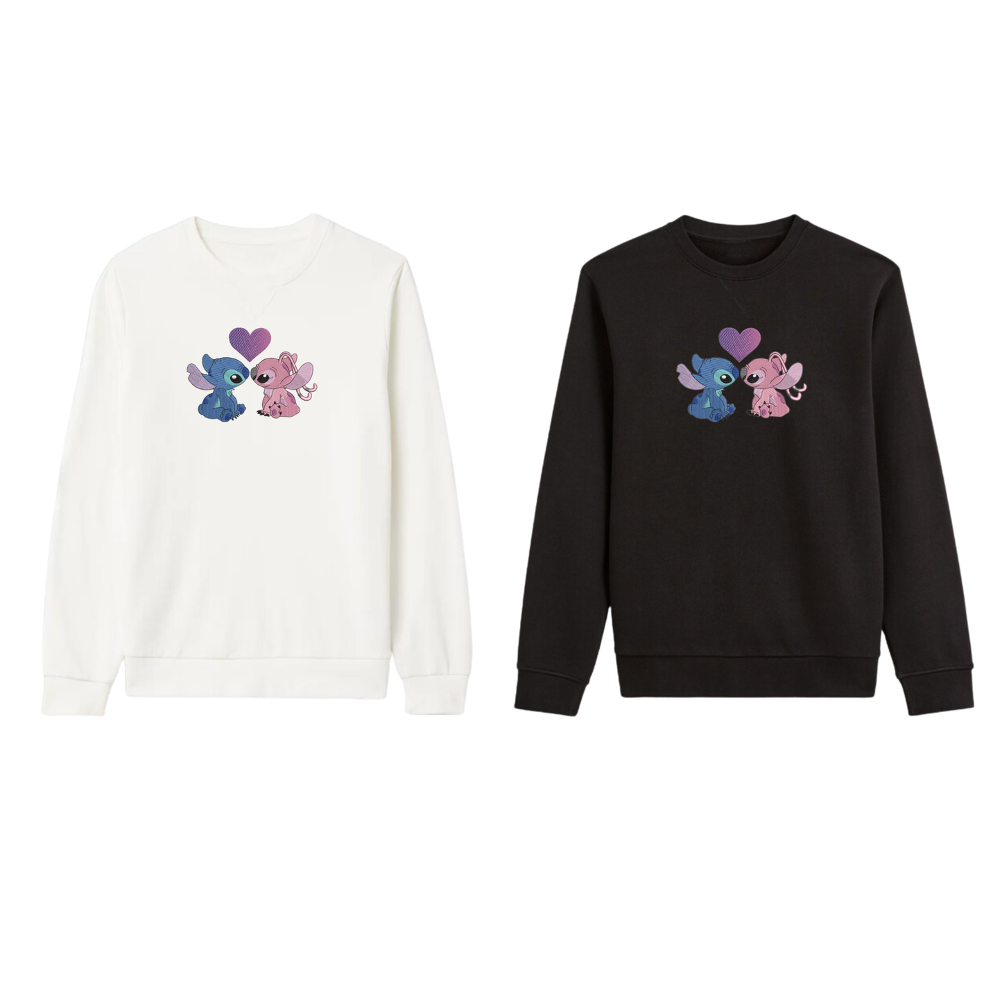 Stitch et Angel custom - Lilo et Stitch - Broderie