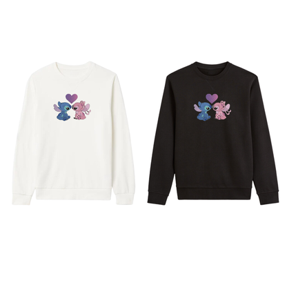 Stitch et Angel custom - Lilo et Stitch - Broderie