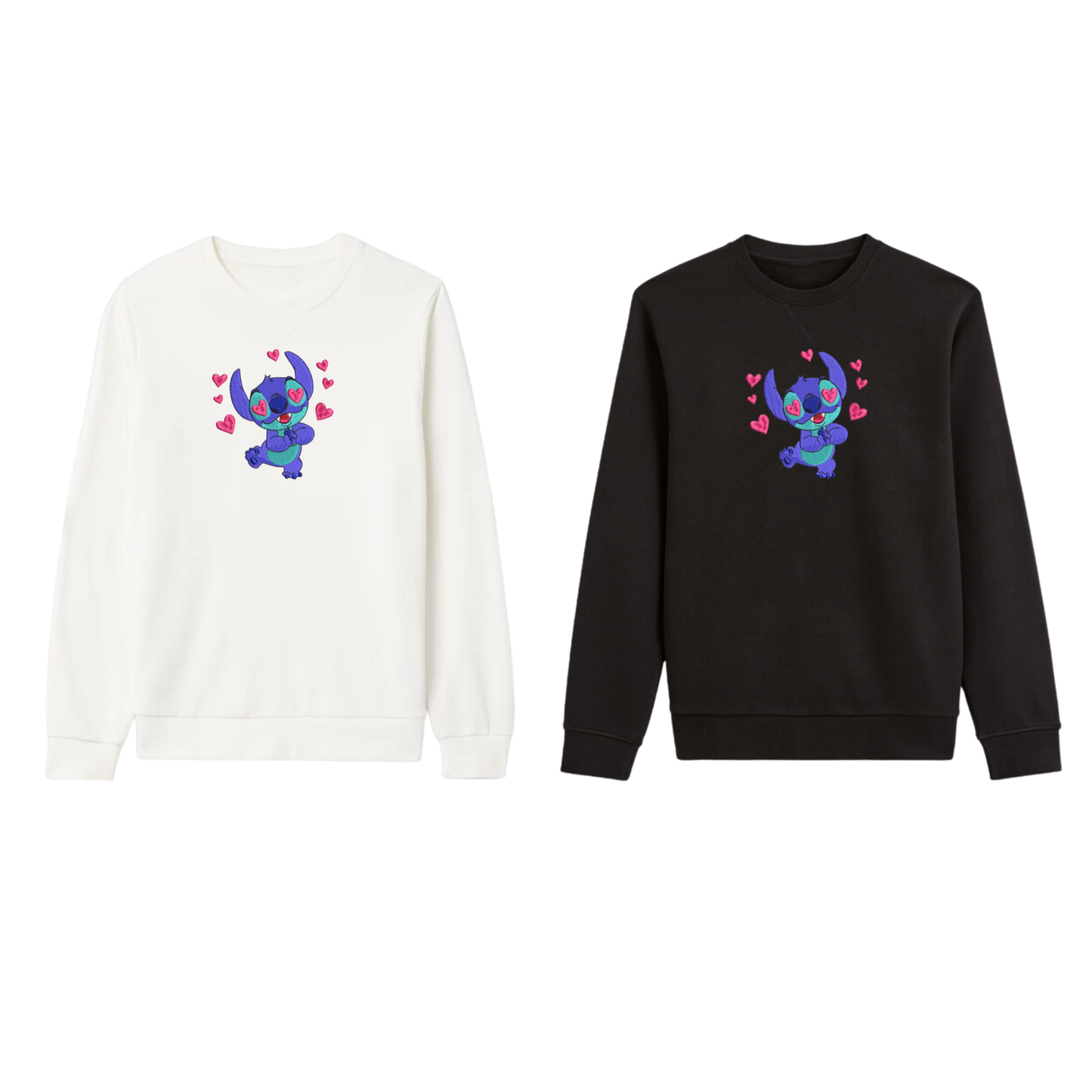 Stitch in love custom - Lilo et Stitch - Broderie