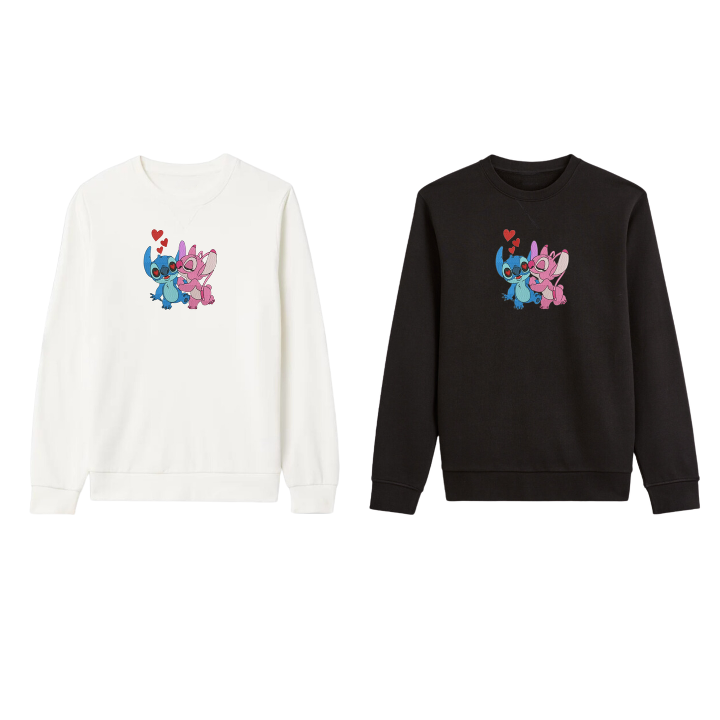 Stitch et Angel custom - Lilo et Stitch - Broderie