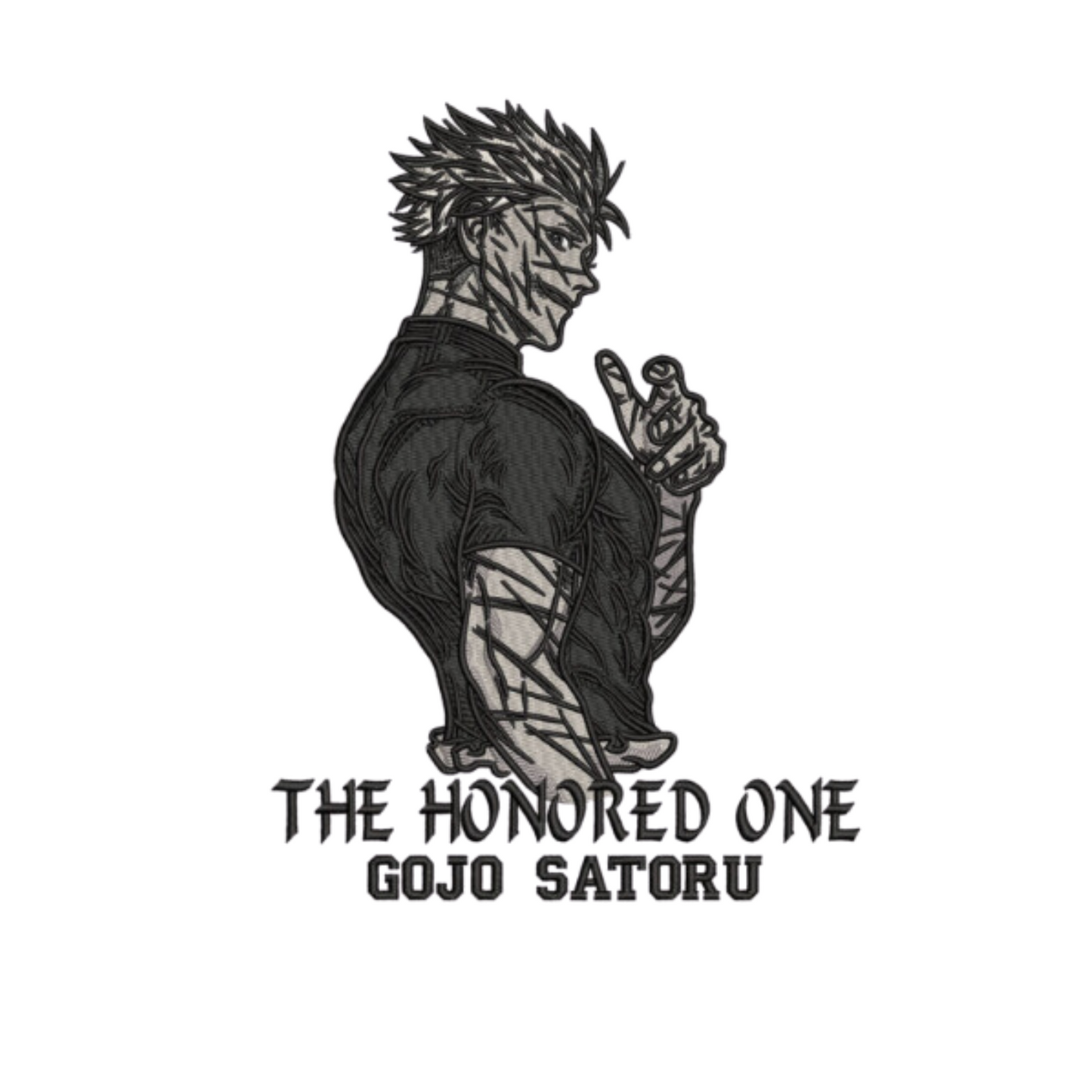 Gojo Custom - Jujutsu Kaisen - Broderie