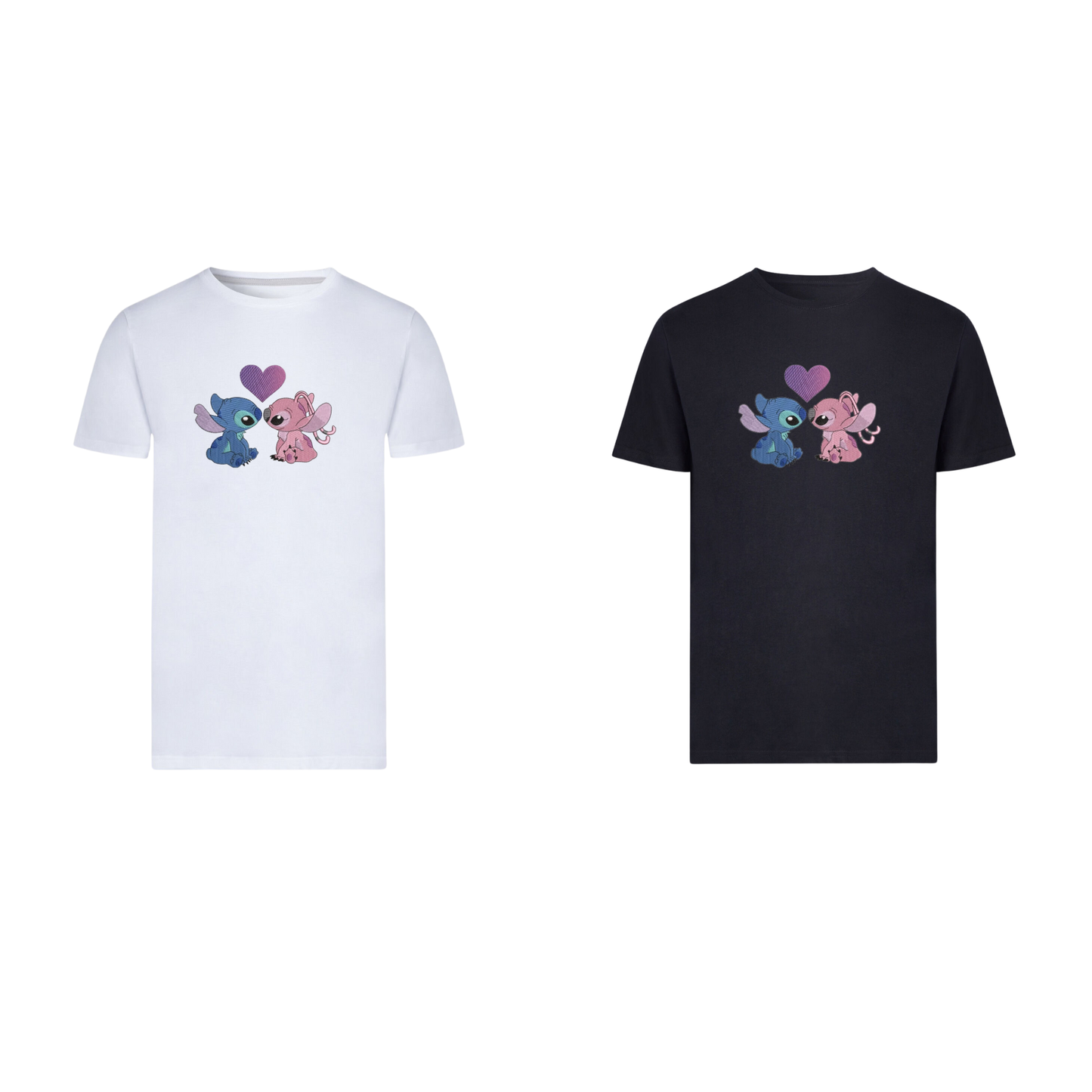 Stitch et Angel custom - Lilo et Stitch - Broderie