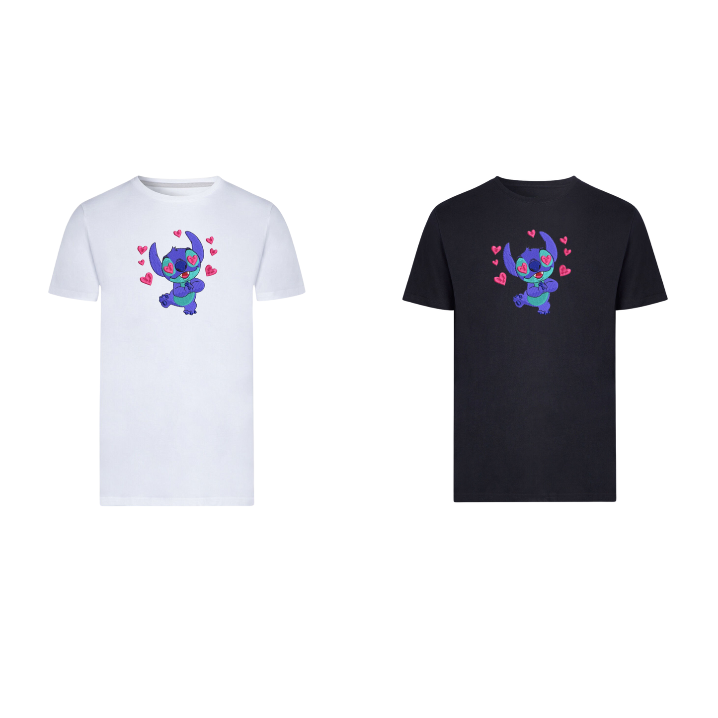 Stitch in love custom - Lilo et Stitch - Broderie