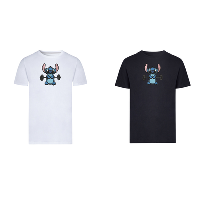 Gym Stitch custom - Lilo et Stitch - Broderie