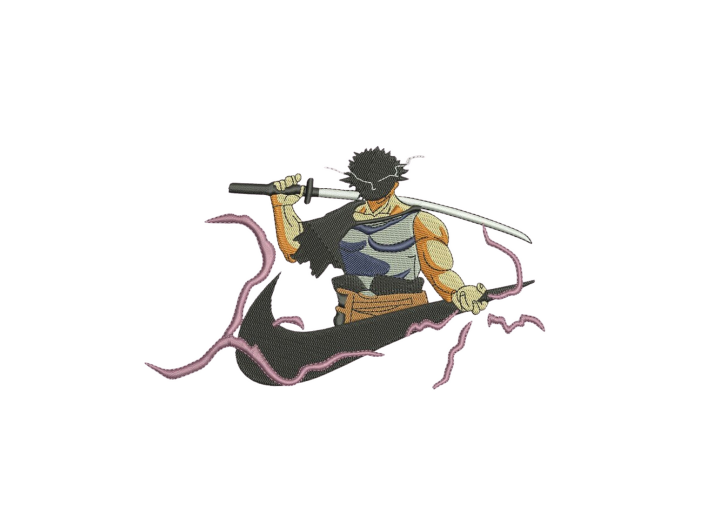 Yami Sukehiro Custom - Black Clover - Broderie