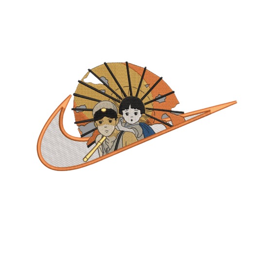 Seita et Setsuko Custom - Le Tombeau des Lucioles - Broderie