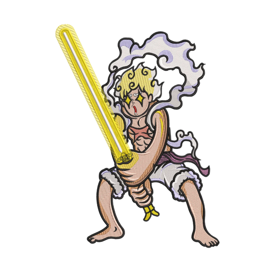 Monkey D. Luffy Custom - One Piece - Broderie