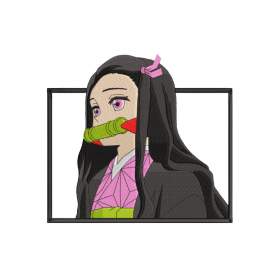 Nezuko custom - Demon Slayer - Broderie