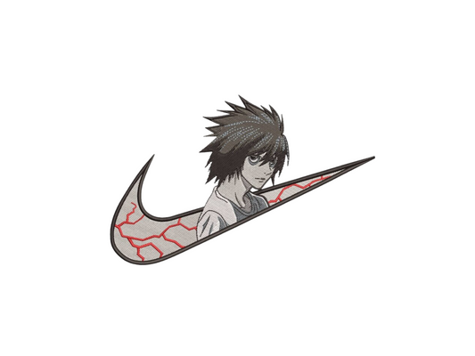 L Custom - Death Note - Broderie