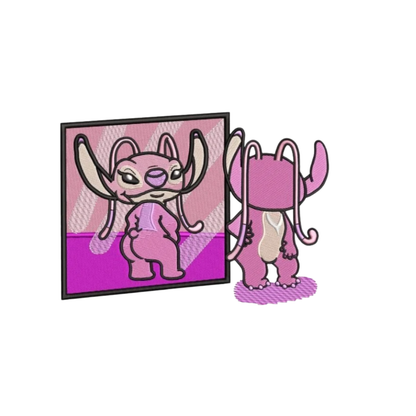 Pretty Angel custom - Lilo et Stitch - Broderie