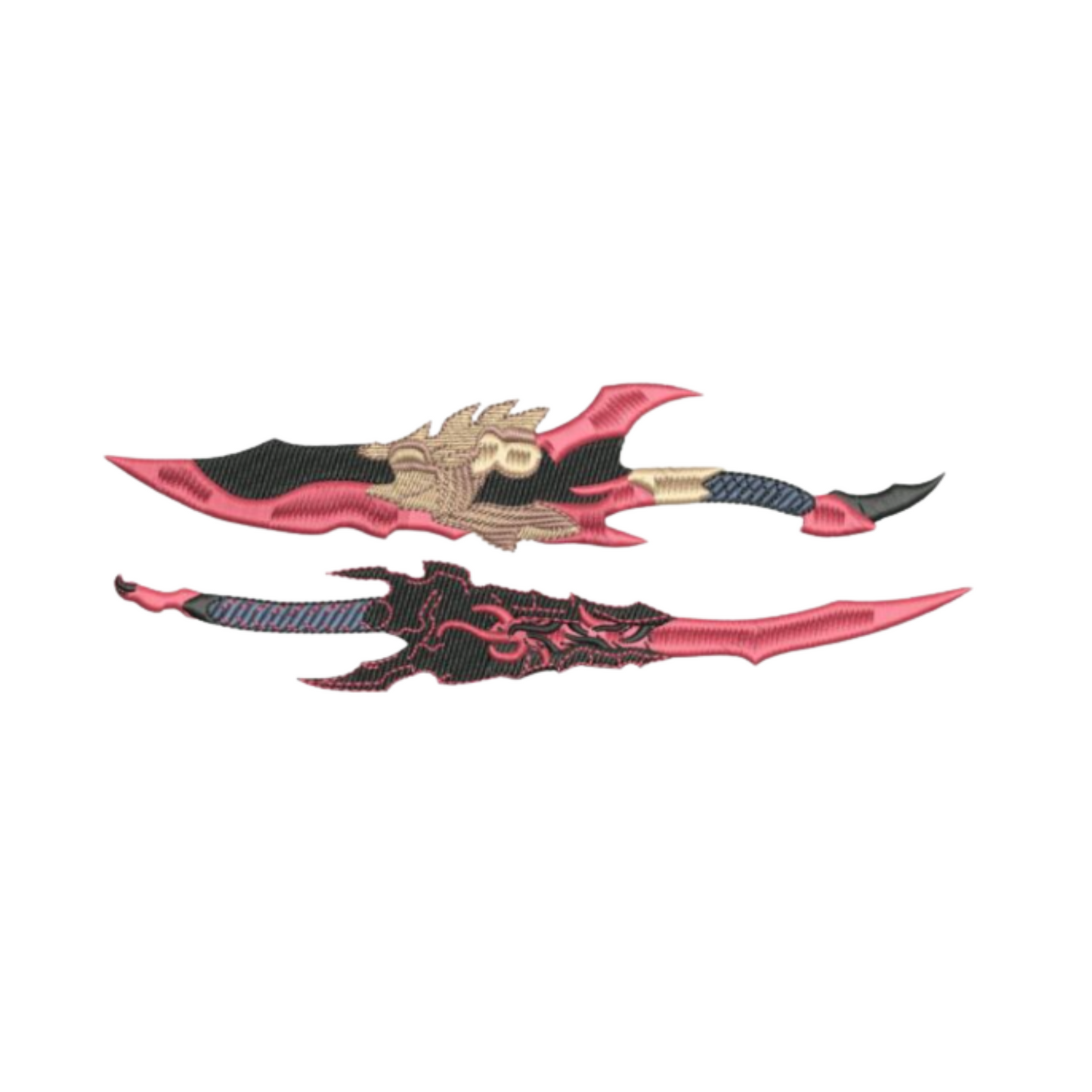 Jinwoo daggers - Solo Leveling - Broderie