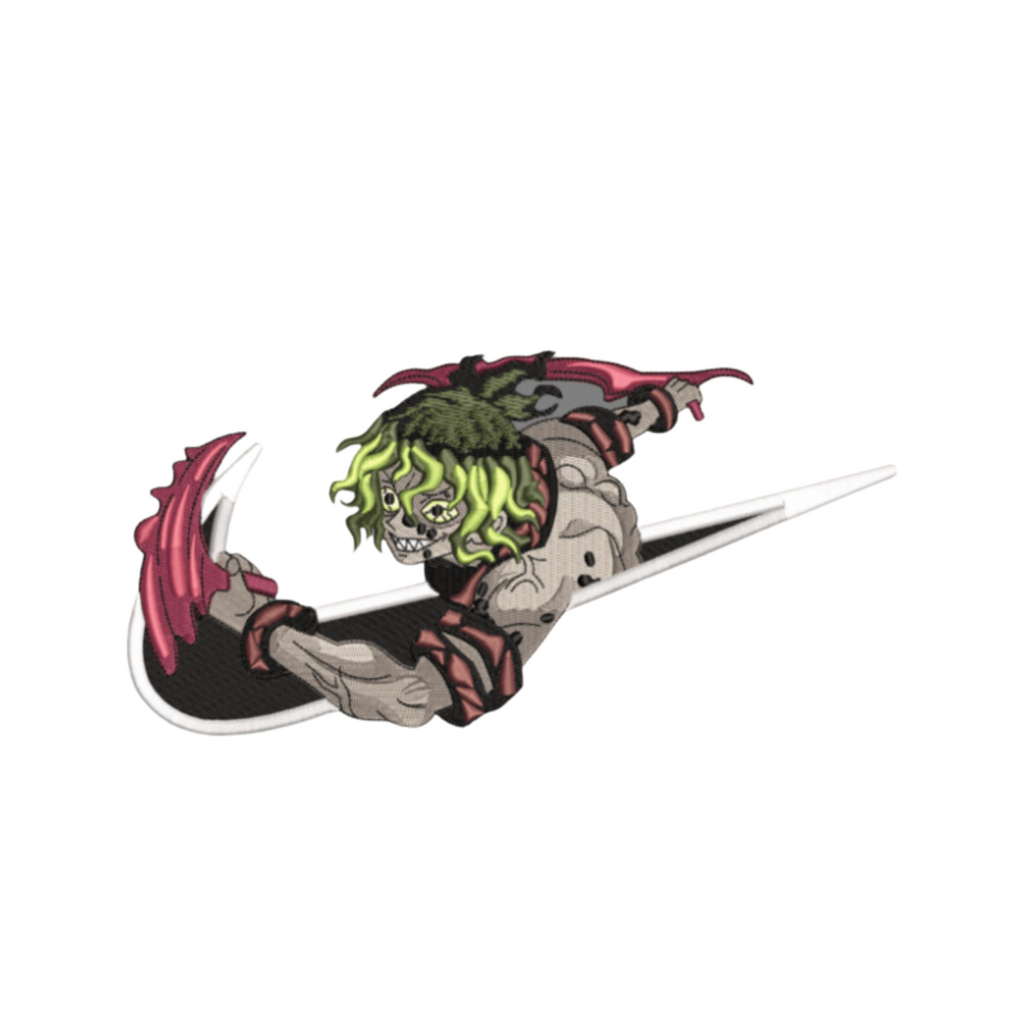 Gyutaro custom - Demon Slayer - Broderie