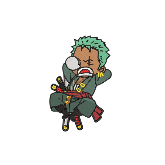 Roronoa Petit Zoro Custom - One Piece - Broderie