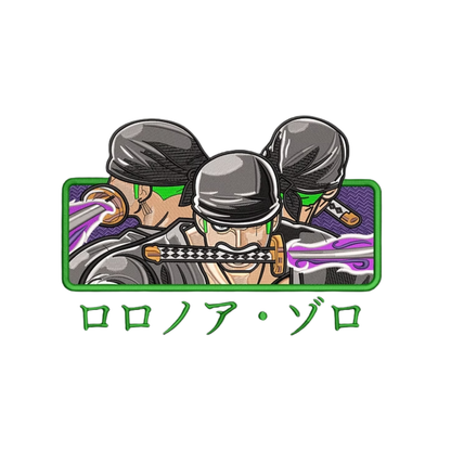 Roronoa Zoro Custom - One Piece - Grande Broderie