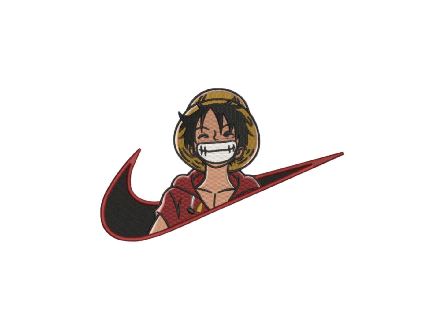 Luffy Custom - One Piece - Broderie