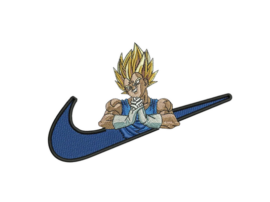 Vegeta Custom - Dragon Ball - Broderie