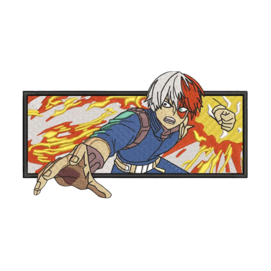 Shoto Todoroki custom - My hero academia - Broderie