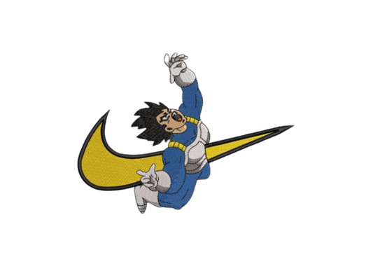 Vegeta Custom - Dragon Ball - Broderie