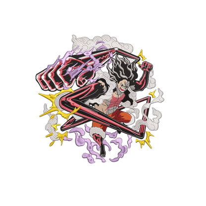 Monkey D. Luffy Custom - One Piece - Broderie