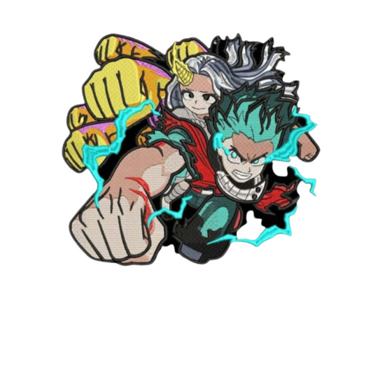 Izuku Deku Midoriya custom - My hero academia - Broderie