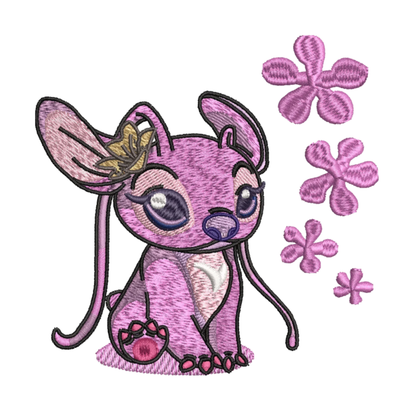 Angel custom - Lilo et Stitch - Broderie