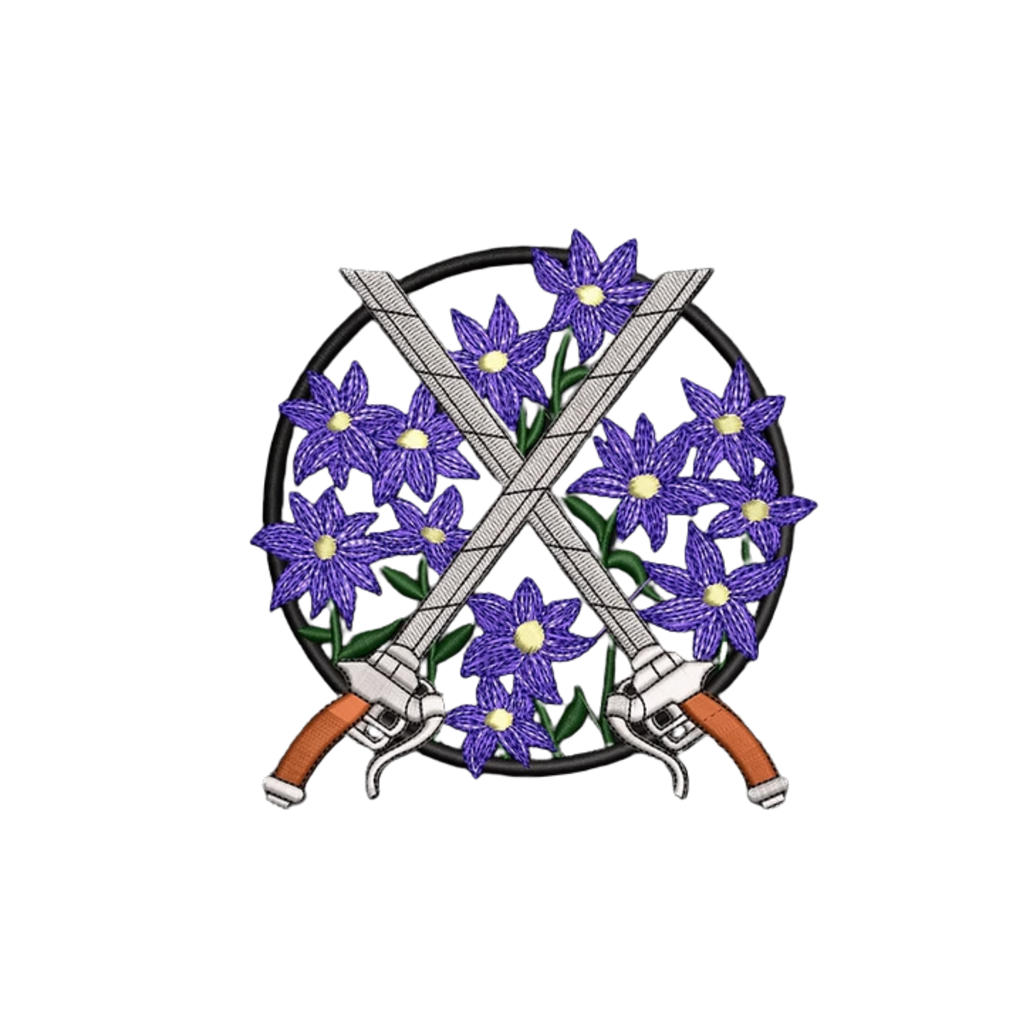 Swords Custom - Attaque des titans - Broderie