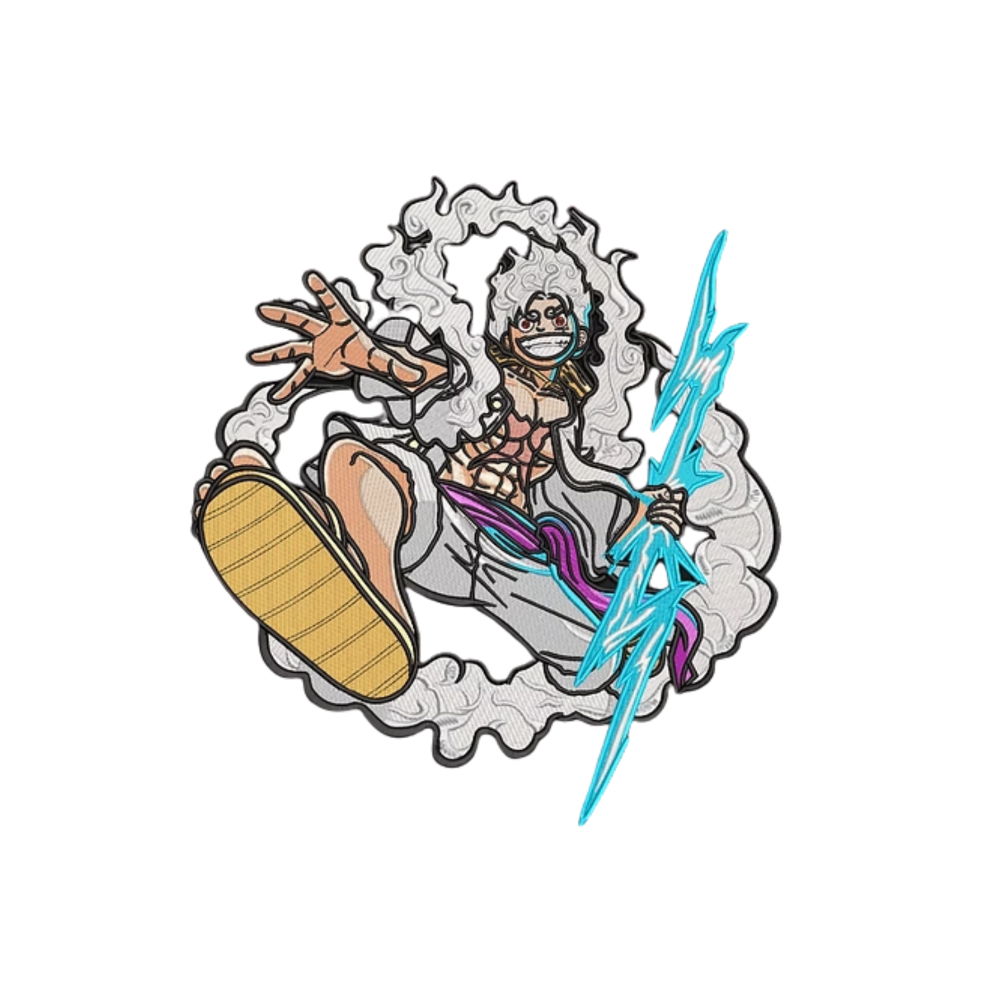 Luffy custom - One piece - Grande Broderie