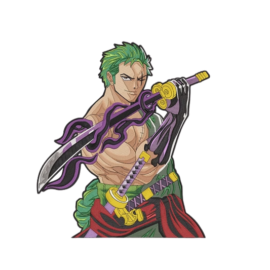 Roronoa Zoro Custom - One Piece - Broderie
