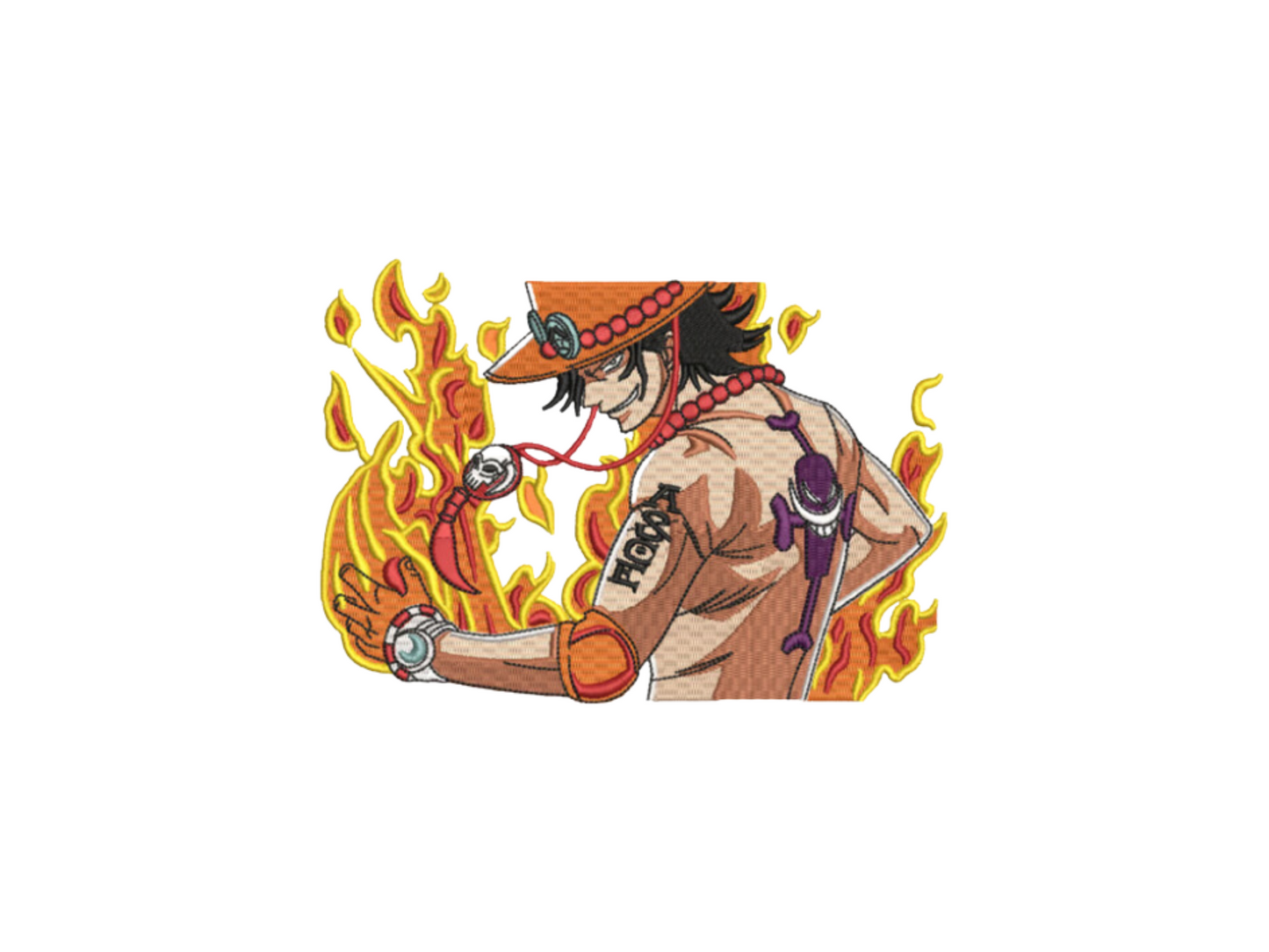 Ace Custom - One Piece - Broderie