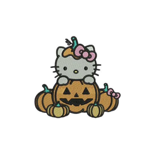 Halloween Kitty Custom - Hello Kitty - Broderie