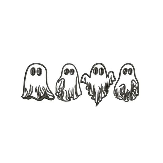 Ghost Custom - Halloween - Broderie