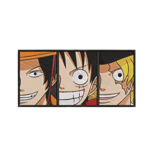 Ace, Luffy et Sabo Custom - One Piece - Broderie