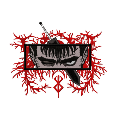 Guts custom - Berserk - Broderie