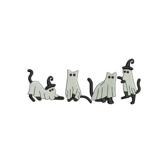 Ghost Cat - Broderie