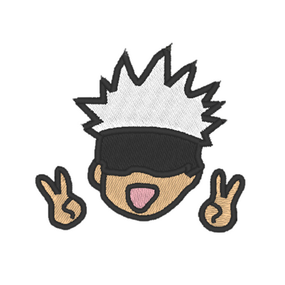 Gojo custom - Jujutsu Kaisen - Petite Broderie