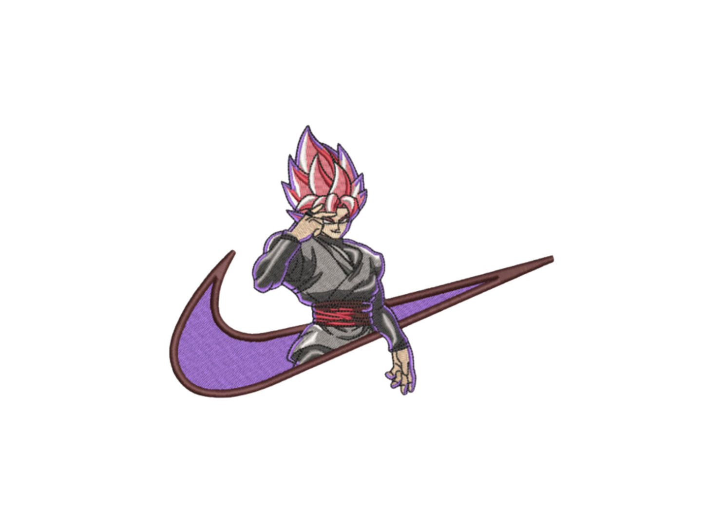 Black Goku Custom - Dragon Ball - Broderie
