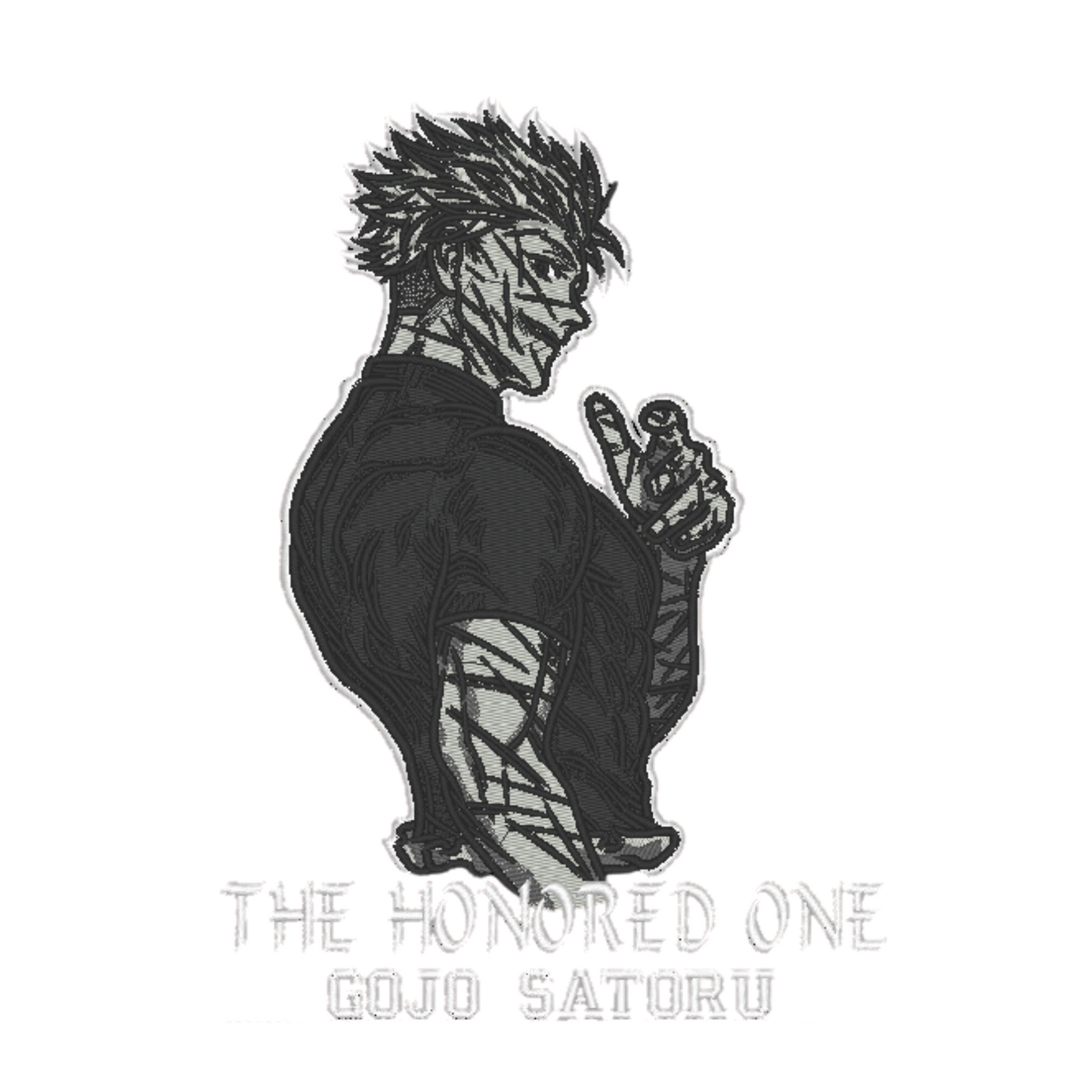 Gojo Custom - Jujutsu Kaisen - Broderie