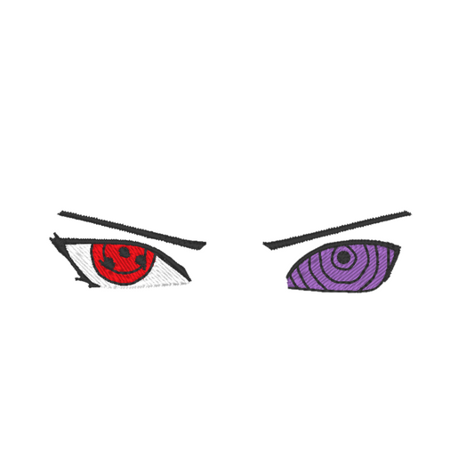 Yeux Sasuke - Naruto - Petite Broderie