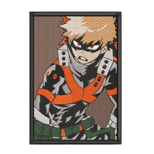 Katsuki Bakugo custom - My Hero Academia - Broderie