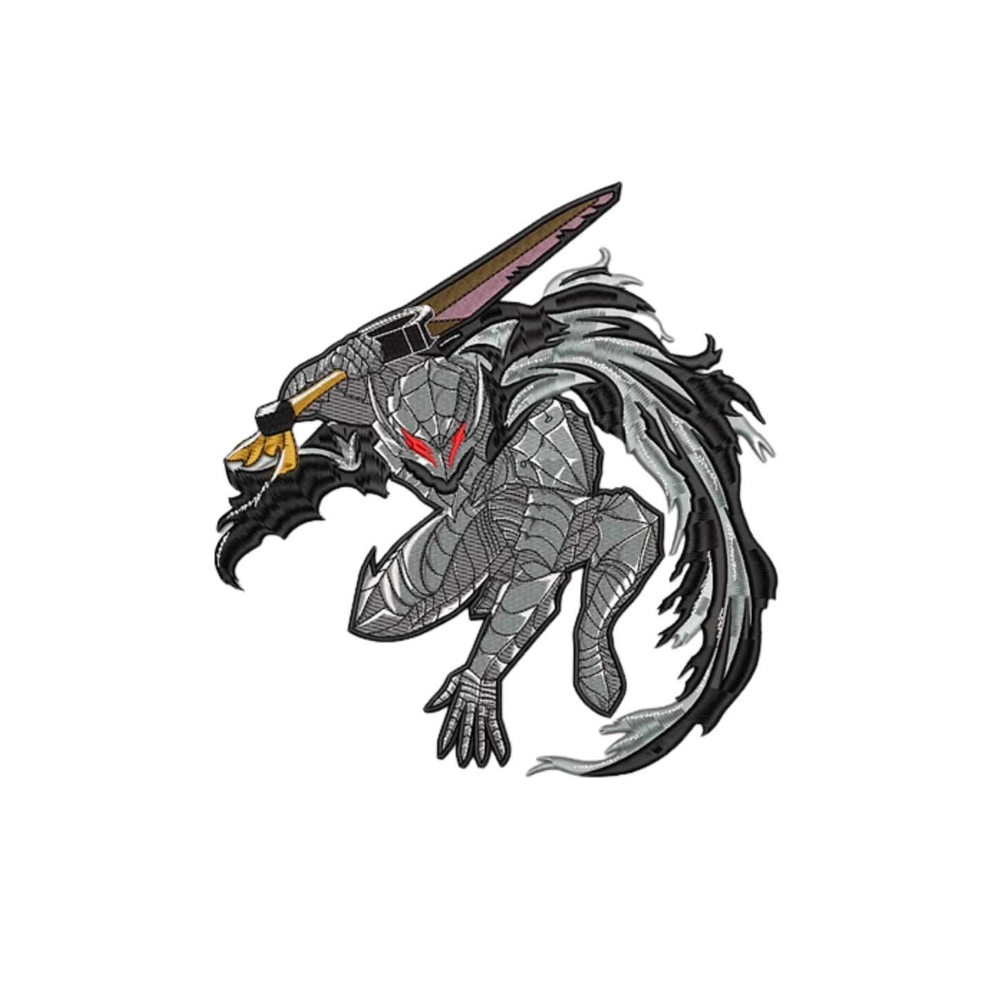 Guts Custom - Berserk - Broderie