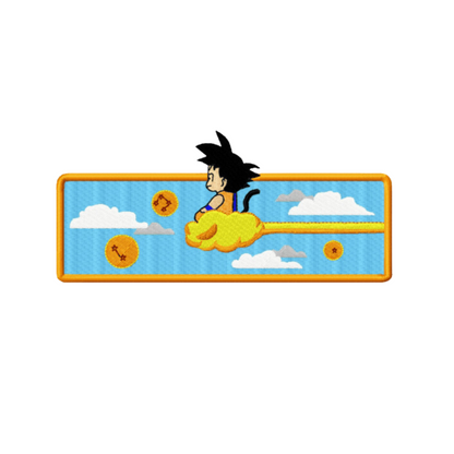 Goku Nimbus Cloud Custom - Dragon Ball - Broderie
