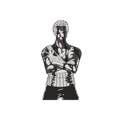 Roronoa Zoro Custom - One Piece - Broderie
