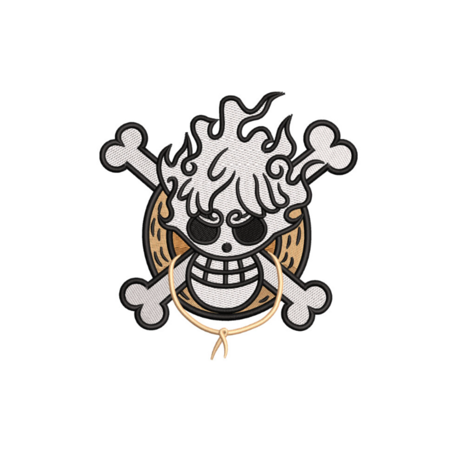 Luffy Custom - One Piece - Double Broderie