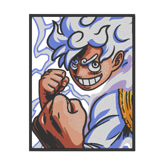 Luffy Gear 5 Custom - One Piece - Double Broderie