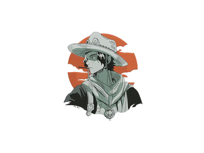 Ace Custom - One Piece - Broderie