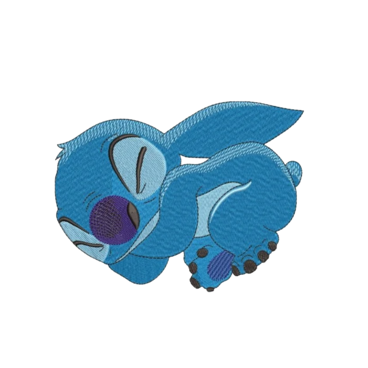 Sleeping Stitch custom - Lilo et Stitch - Broderie
