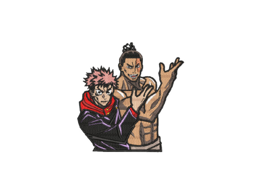 Itadori and Todo Custom - Jujutsu Kaizen - Broderie