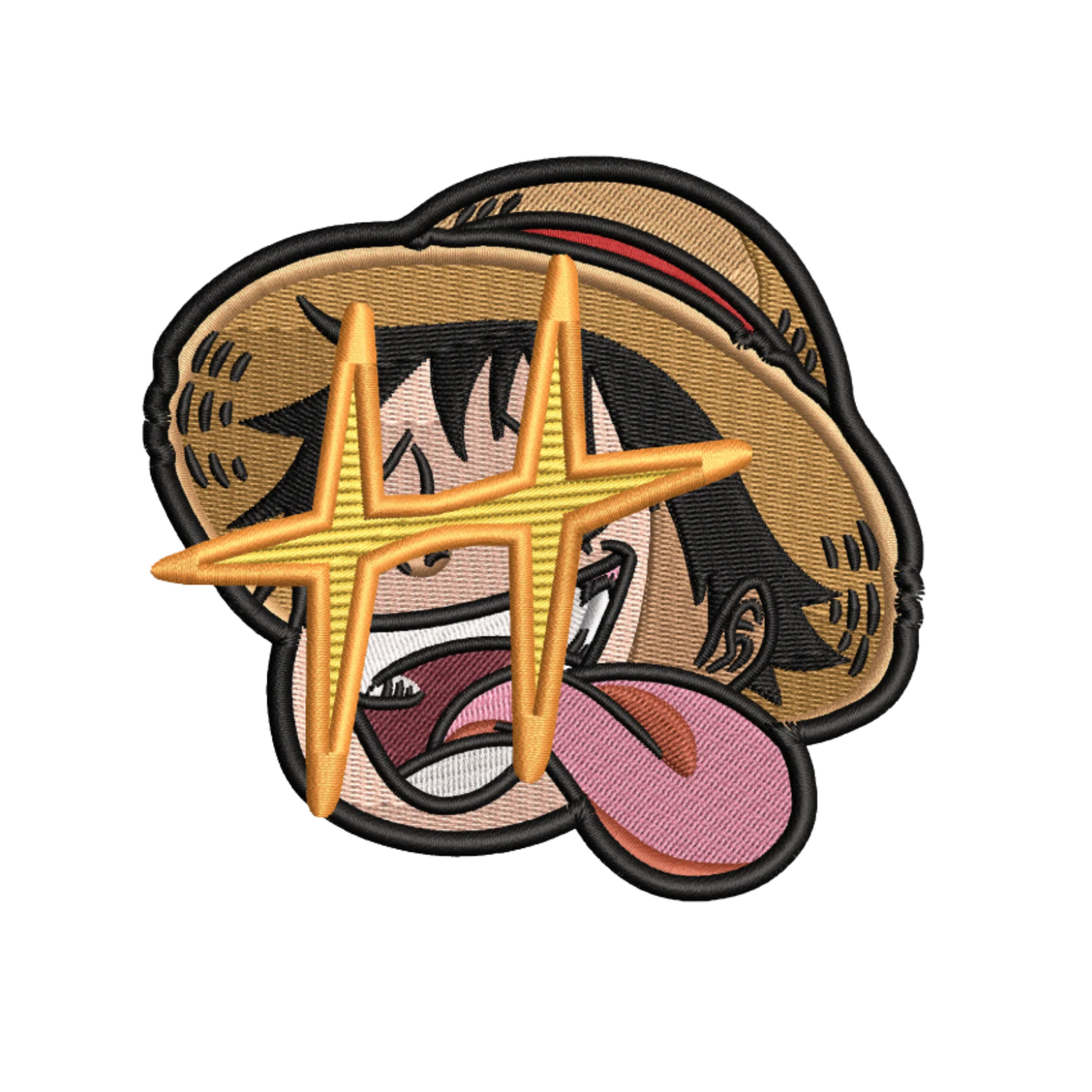 Monkey D. Luffy Custom - One Piece - Broderie