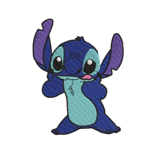 Stitch custom - Lilo et Stitch - Broderie
